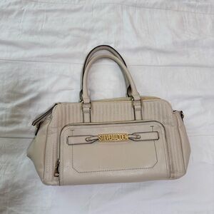 Steve Madden Beige Satchel Bag